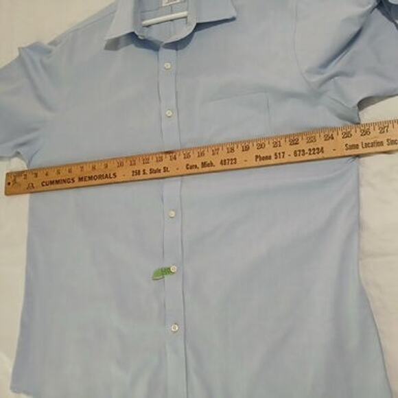 Brooks Brothers 1818 Regent Fit blue LS button up shirt 16 1/2 34/35 - Picture 10 of 13
